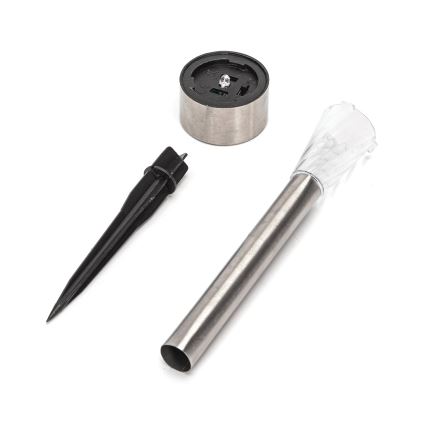 Aigostar - LED saules gaismeklis LED/2V IP44 40 mAh matēts hroms