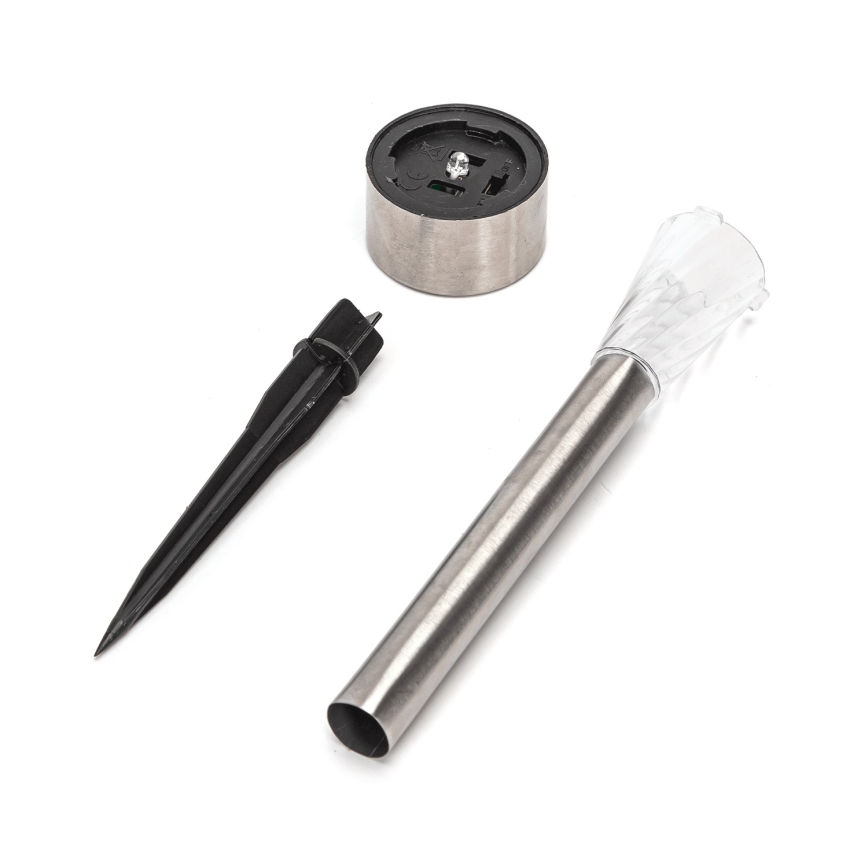 Aigostar - LED saules gaismeklis LED/2V IP44 40 mAh matēts hroms