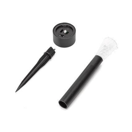 Aigostar - LED saules gaismeklis LED/2V IP44 40 mAh melns