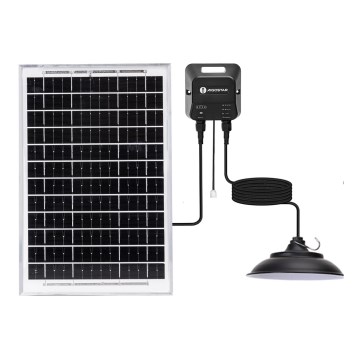 Aigostar - LED saules gaismeklis LED/70W/12V 6000 mAh 6500K IP65 Ø 23,5 cm + tālvadības pults