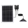 Aigostar - LED saules gaismeklis LED/70W/12V 6000 mAh 6500K IP65 Ø 23,5 cm + tālvadības pults