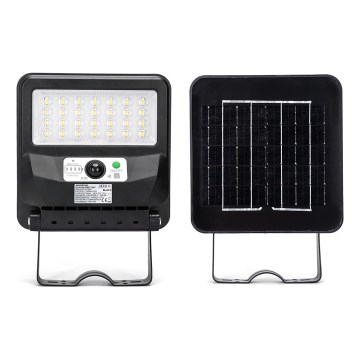 Aigostar - LED saules ielu lampa ar sensoru LED/50W/3,2V 1000mAh 6500K + tālvadības pults