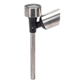 Aigostar - LED Saules lampa LED/0,006W/1,2V 37,5cm matēta hroma 2700K IP44 40 mAh