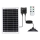 Aigostar - LED saules lustra ar sensoru LED/70W/12V 6000 mAh 6500K IP65 Ø 23,5 cm + ar tālvadības pulti