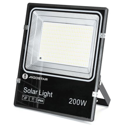 Aigostar - LED Saules prožektors LED/200W/3,2V 3600mAh 3000K/4000K/6500K IP66 + tālvadība