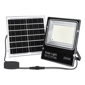 Aigostar - LED Saules prožektors LED/200W/3,2V 3600mAh 3000K/4000K/6500K IP66 + tālvadība