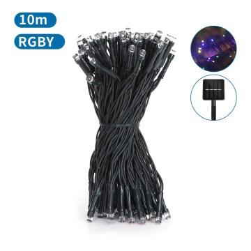 Aigostar – LED saules virtene, 100 LED, 8 gaismas režīmi, 12 m, IP65, daudzkrāsaina