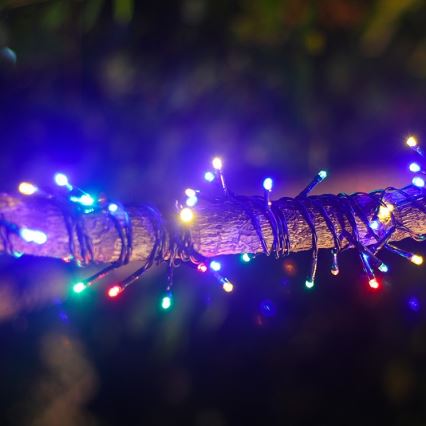 Aigostar – LED saules virtene, 100 LED, 8 gaismas režīmi, 12 m, IP65, daudzkrāsaina