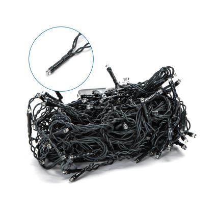 Aigostar - LED saules virtene, 100 LED, 8 funkcijas, 8 x 0,6 m, 800 mAh, IP65, siltā balta