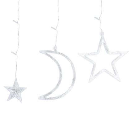 Aigostar - LED saules virtene, 120 LED, 8 režīmi, 3 x 0,6 m, 500 mAh, IP65, silti balta