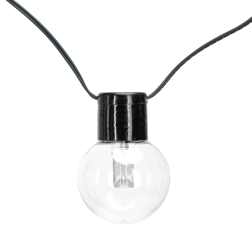 Aigostar - LED Saules Ziemassvētku virtene 20xLED/8 funkcijas 11,5m IP65 daudzkrāsains