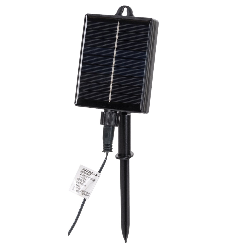 Aigostar - saules LED Ziemassvētku virtene 300xLED/8 funkcijas 32m IP65 silti balta 1200 mAh