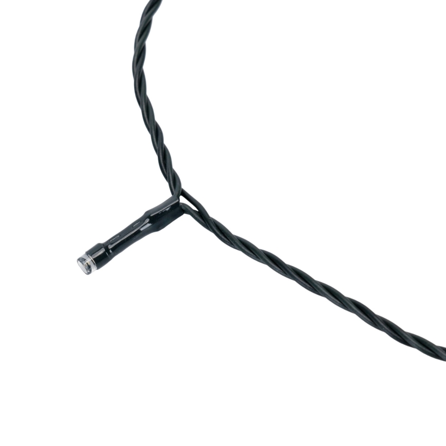 Aigostar - LED Ziemassvētku virtene ar saules paneli 500xLED/8 funkcijas 52m IP65 daudzkrāsaina 1200 mAh