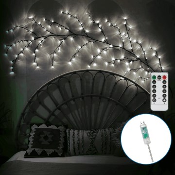 Aigostar - LED Sienas dekorācija 144xLED/5W/5V vēsi balts