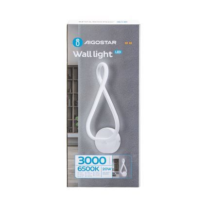 Aigostar - LED Sienas lampa LED/20W/230V 6500K balta