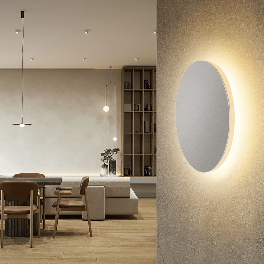 Aigostar - LED Sienas lampa LED/6,5W/230V 3000K 18 cm balta