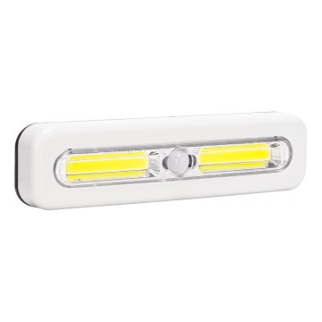 Aigostar - LED skapja apgaismojums ar kustības sensoru LED/3xAAA 6500K balts
