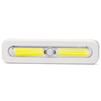 Aigostar - LED skapja apgaismojums ar kustības sensoru LED/3xAAA 6500K balts