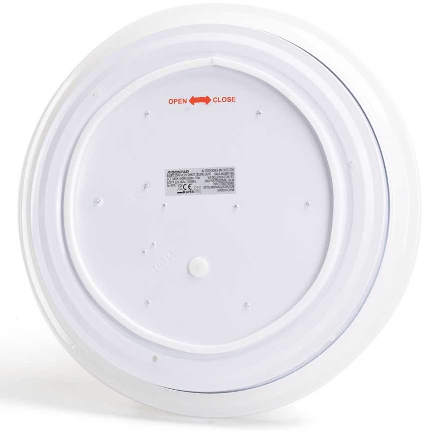 Aigostar - LED Vannas istabas griestu lampa MESH LED/18W/230V 3000-65000K IP44 + tālvadības pults