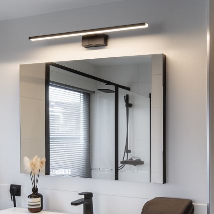 Aigostar - LED Vannas istabas spoguļa apgaismojums LED/12W/230V 4000K 60 cm IP44 melna