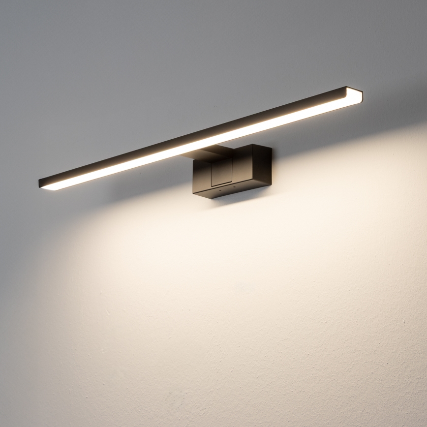 Aigostar - LED Vannas istabas spoguļa apgaismojums LED/12W/230V 4000K 60 cm IP44 melna