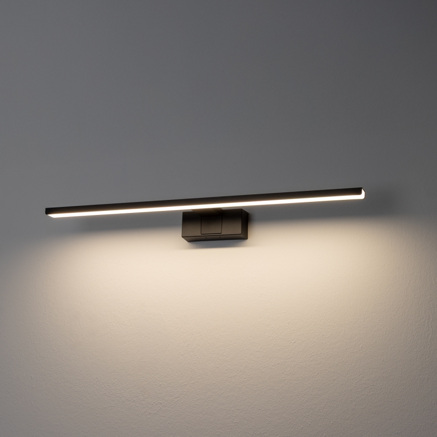 Aigostar - LED Vannas istabas spoguļa apgaismojums LED/12W/230V 4000K 60 cm IP44 melna