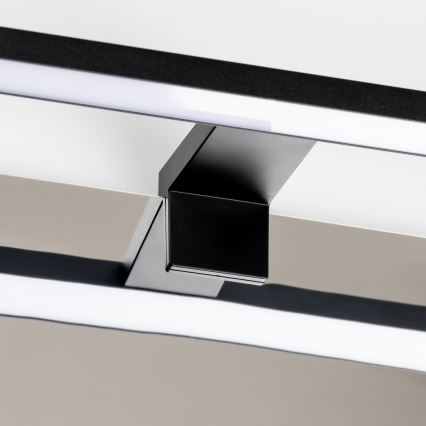 Aigostar - LED Vannas istabas spoguļa apgaismojums LED/12W/230V 4000K 60 cm IP44 melna