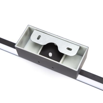 Aigostar - LED Vannas istabas spoguļa apgaismojums LED/12W/230V 4000K 60 cm IP44 melna