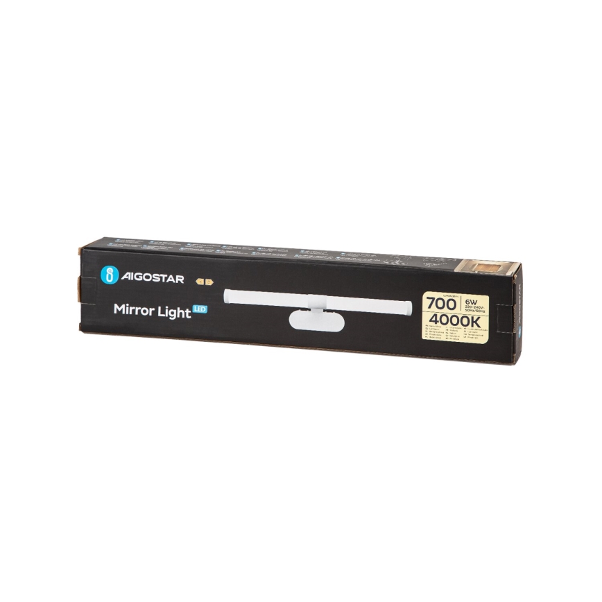 Aigostar - LED Vannas istabas spoguļa apgaismojums LED/6W/230V 4000K 40cm IP44