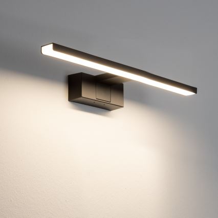 Aigostar - LED Vannas istabas spoguļa apgaismojums LED/8W/230V 4000K 40 cm IP44 melna