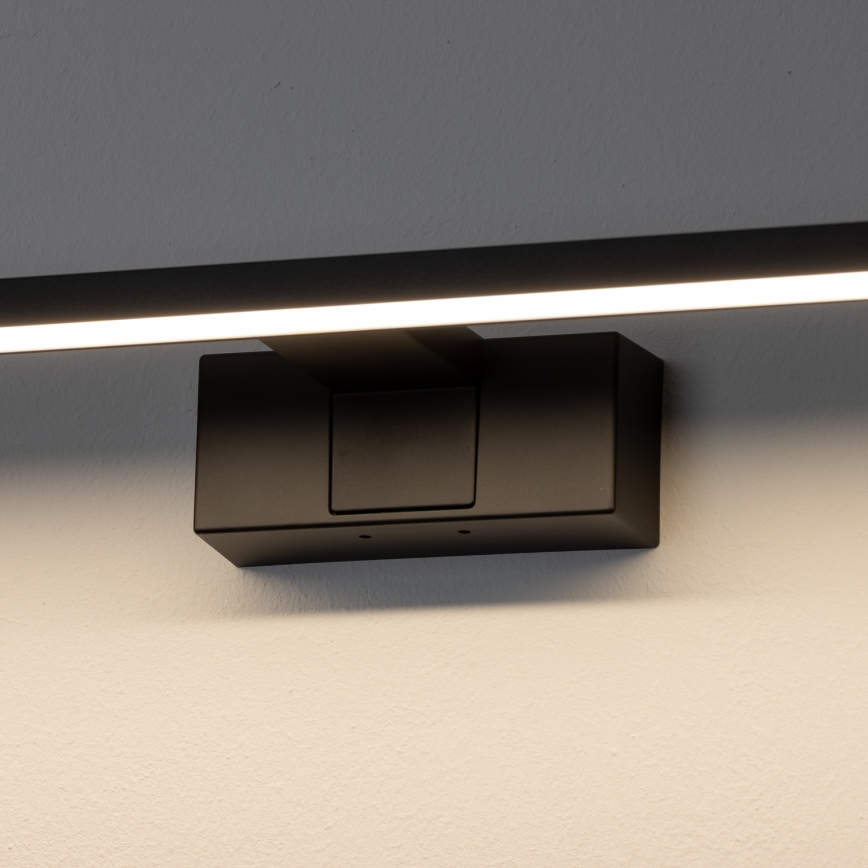Aigostar - LED Vannas istabas spoguļa apgaismojums LED/8W/230V 4000K 40 cm IP44 melna