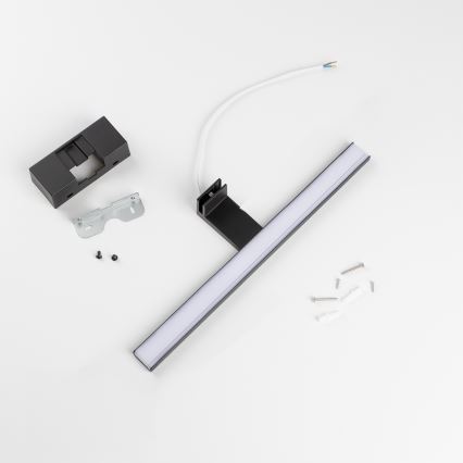 Aigostar - LED Vannas istabas spoguļa apgaismojums LED/8W/230V 4000K 40 cm IP44 melna