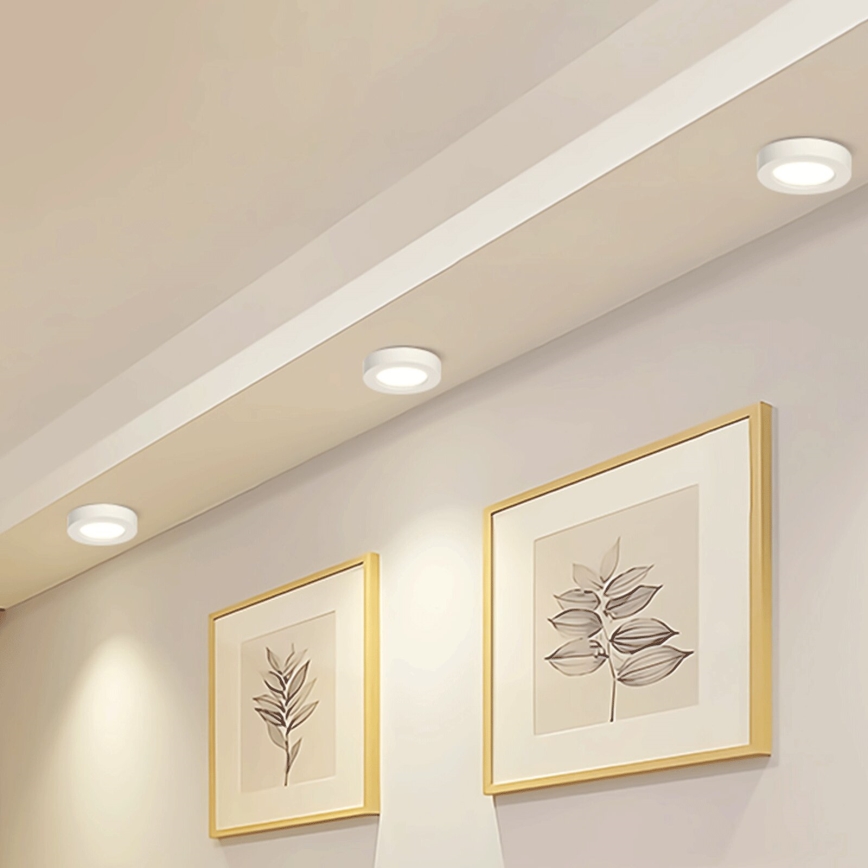Aigostar - LED Virsapmetuma griestu lampa LED/18W/230V d. 22,6 cm 4000K balta