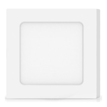 Aigostar - LED Virsapmetuma griestu lampa LED/6W/230V 12,2x12,2 cm 6500K balta