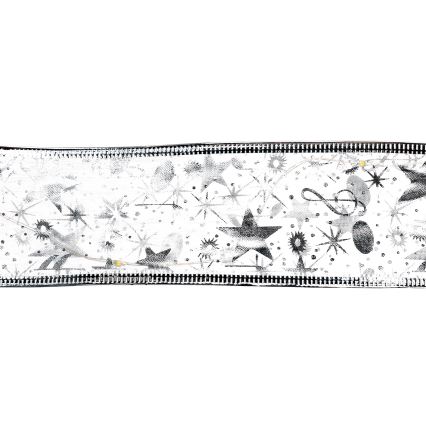 Aigostar - LED virtene 100xLED/3xAA 10 m silti balta sudraba