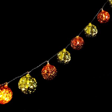 Aigostar - LED virtene 20xLED/3xAA 2 m siltā baltā