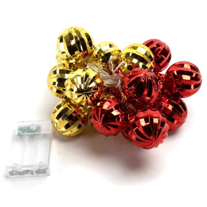 Aigostar - LED virtene 20xLED/3xAA 2 m siltā baltā