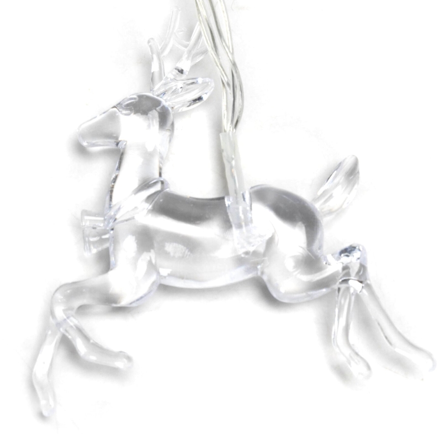 Aigostar - LED  virtene 20xLED/3xAA 3,3m ar ziemeļbriežiem