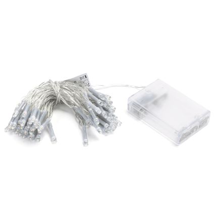 Aigostar - LED virtene 50xLED/3xAA 5,3m daudzkrāsaina