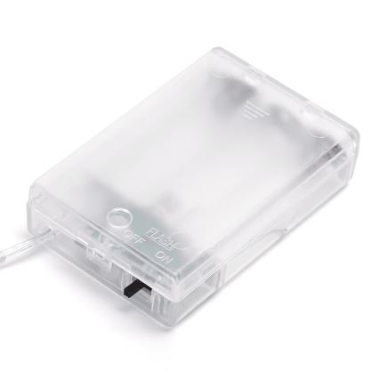 Aigostar - LED virtene 50xLED/3xAA 5,3m siltā balta