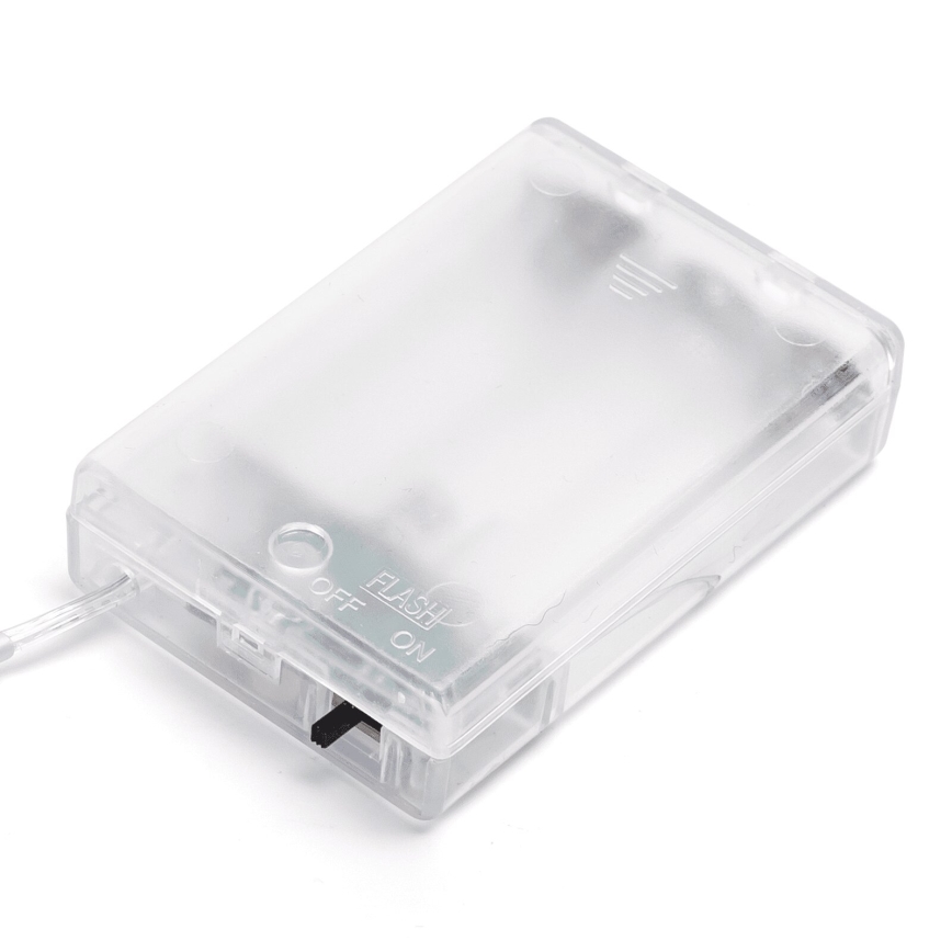 Aigostar - LED virtene 50xLED/3xAA 5,3m siltā balta