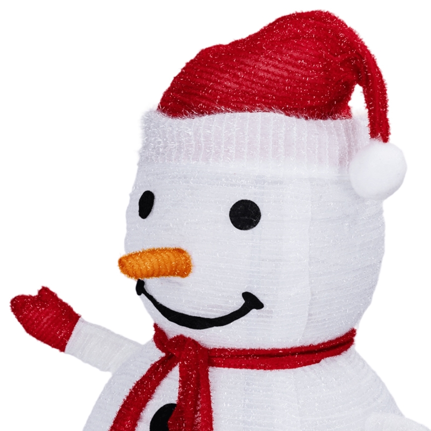 Aigostar - LED Ziemassvētku āra dekorācija 50xLED/3xAA 0,7m IP44 sniegavīrs + tālvadība