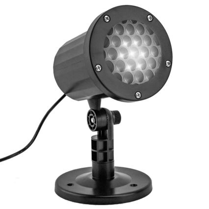 Aigostar - LED Ziemassvētku āra sniegpārslu projektors LED/5W/230V IP44 auksti balta