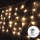 Aigostar-LED Ziemassvētku āra virtene 100xLED/8 funkcijas 3xAA 8x0,4m IP44 silti balta