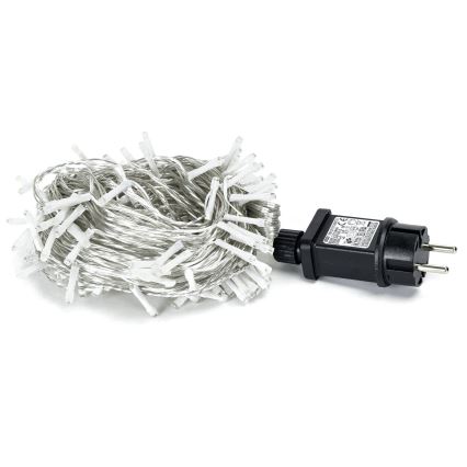 Aigostar - LED Ziemassvētku āra virtene 150xLED/8 funkcijas 18m IP44 vēsi balts