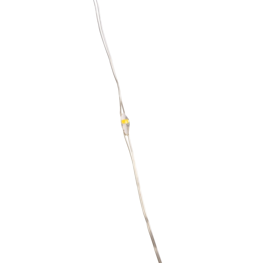 Aigostar -LED Ziemassvētku āra virtene 150xLED/8 funkcijas 3xAA 15,3m IP44 silti balta