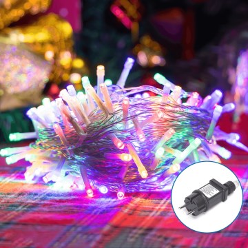 Aigostar - LED Ziemassvētku āra virtene 200xLED/8 funkcijas 23m IP44 daudzkrāsaina