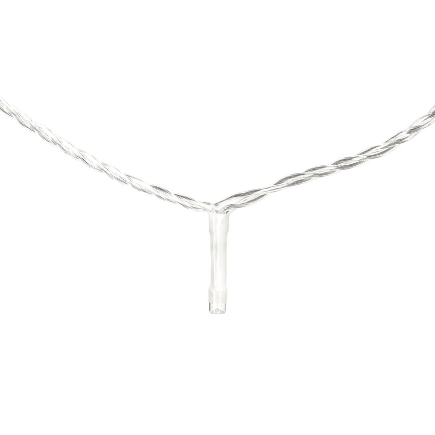 Aigostar - LED Ziemassvētku āra virtene 200xLED/8 funkcijas 23m IP44 vēsi balts