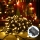 Aigostar - LED Ziemassvētku āra virtene 200xLED/8 funkcijas 3xAA 10,3m IP44 silti balta