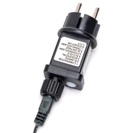 Aigostar - LED Ziemassvētku āra virtene 200xLED/8 funkcijas 8m IP44 vēsi balts